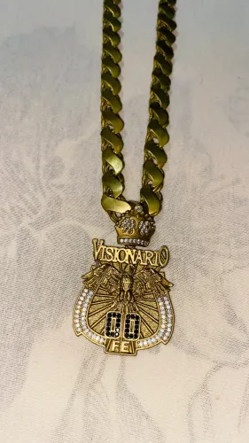 Cordão moeda antiga - Vendo
