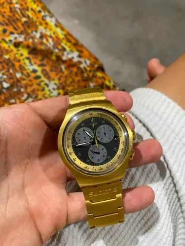 Swatch cara preta montado