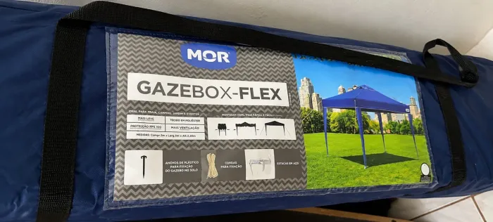 Gazebo, tenda branca 3x3 metros
