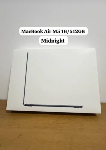MacBook Air M5 Midnight 16/512gb novo lacrado