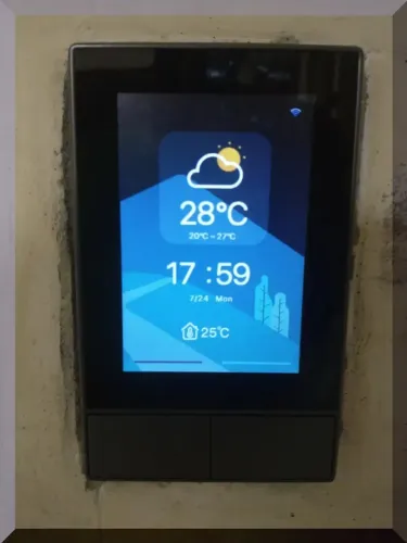 Interruptor inteligente Sonoff NSPanel WiFi Touch 4x2 para Alexa e Google Home Pronta entr