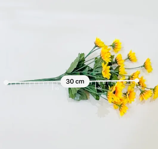 Mini girassol artificial (10 maços)
