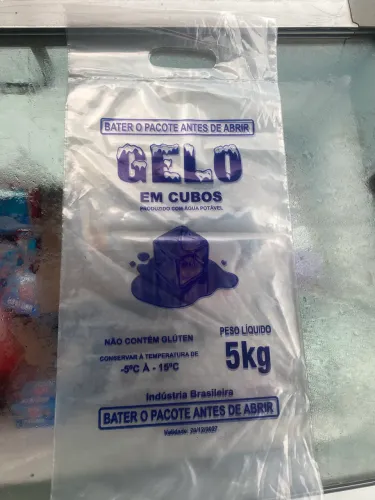 Embalagem Para Gelo 5kg