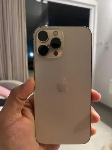 Iphone 13 pro max dourado impecável 