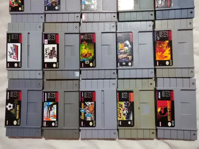 Jogos super Nintendo antigos