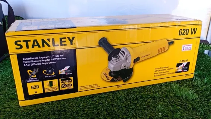 Esmerilhadeira Angular Stanley 4.1/2? 620W 12.000 RPM - SG6115