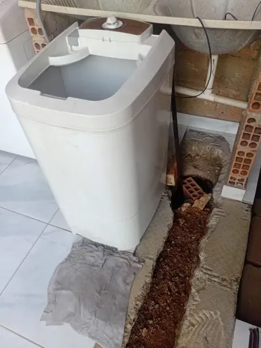 Taquinho de lavar roupas. 