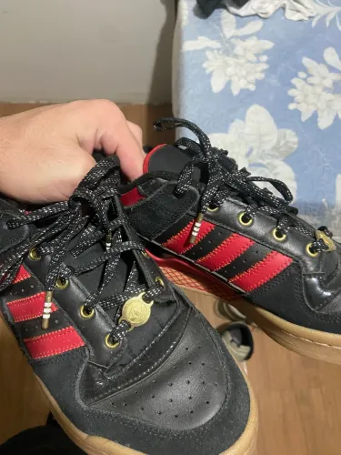 adidas Forum CL Low Black Scarlet Gum