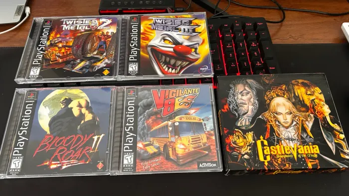 Lote jogos  novo de PS1 mídia preta