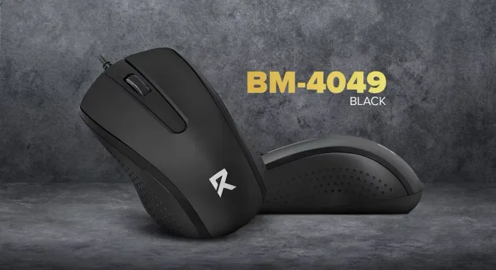 Mouse Office Redragon, 1200DPI, C/ 3 Botões, Ambidestro, c/cabo de 1,5m - BM-4049 - Preto
