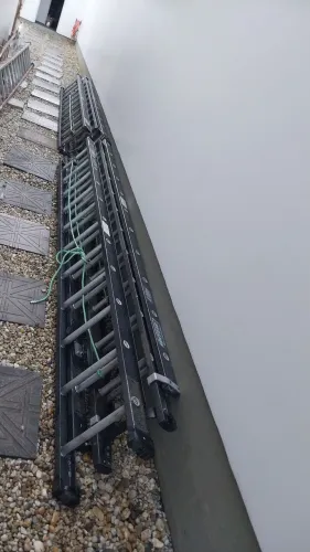 Aceito Cartão escada Fibra 6.40mts anti choque
