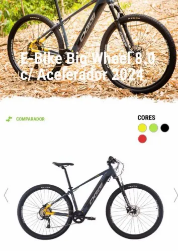 Bicicleta Oggi Big Wheel 8.0 2024 Elétrica - Aro 29 - Estado de Nova