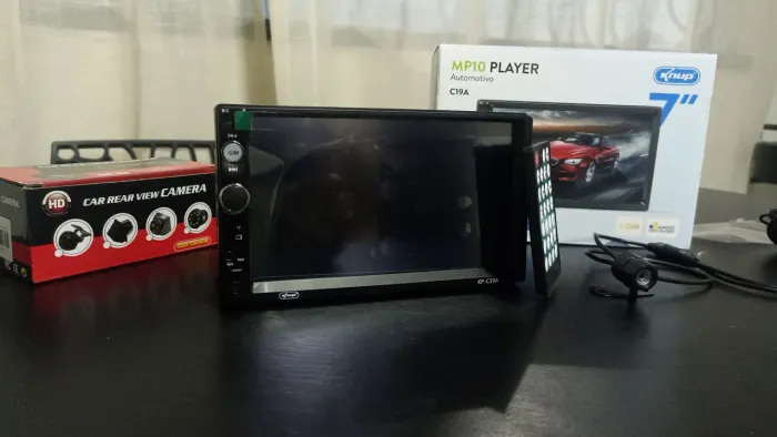 Multimidia touch MP5 bluetooth+câmera de ré (lacrado)
