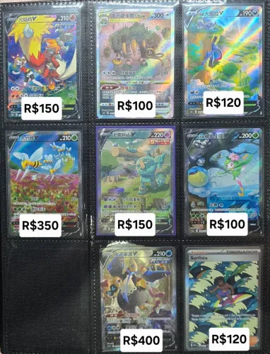 Cartas Pokemon Diversas e Disponíveis 
