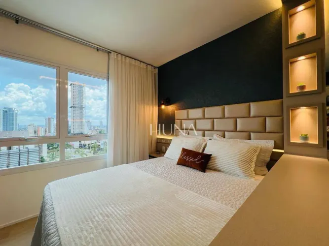 Flat com 1 dormitório para alugar, 28 m² - Setor Marista - Goiânia/GO