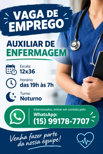 Vaga aux de enfermagem