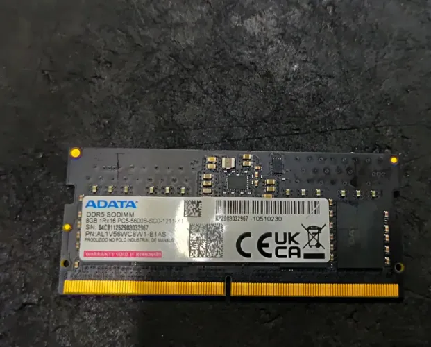 MEMÓRIA DDR5 5600 8GB PARA NOTEBOOK 