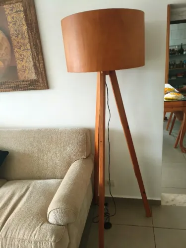 Luminaria de chão tokstok abajur de chão 170 altura 50 largura zerada