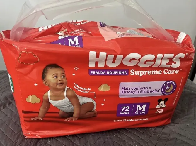 Fralda da huggies