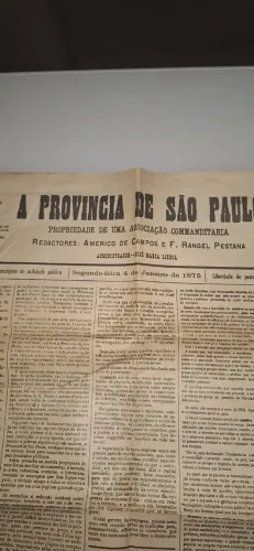 Jornal antigo 1875