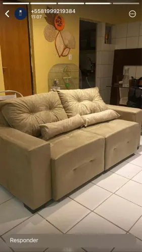 Sofá retrátil 1,60cm da fábrica 