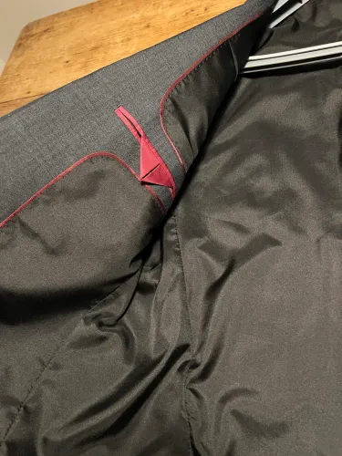Blaser Slim fit tecido firme Via Veneto alta alfaiataria paletó terno OPORTUNIDADE!!