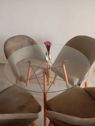 Tampo de vidro 90cm 8mm temperado.