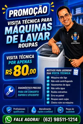 service máquina de lavar