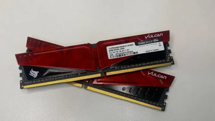 16GB (2X8GB) VULCAN 2666MHZ