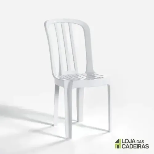 Cadeira de Plástico Reforçada - Suporta até 182 kg - Cadeira Bistrô Tedras