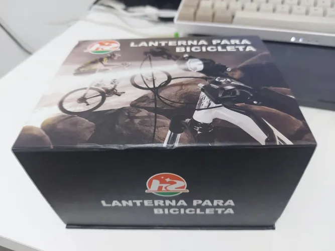 Lanterna para bicicleta, profissional, em ótima estado