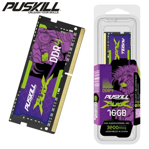 Memória RAM Puskill 16gb ddr4 3200mhz para notebook