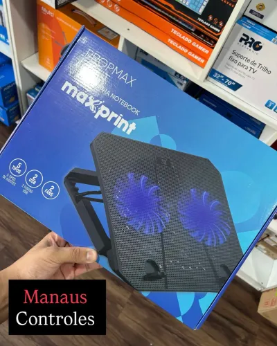 Suporte de Notebook com Sistema de Resfriamento com cooler