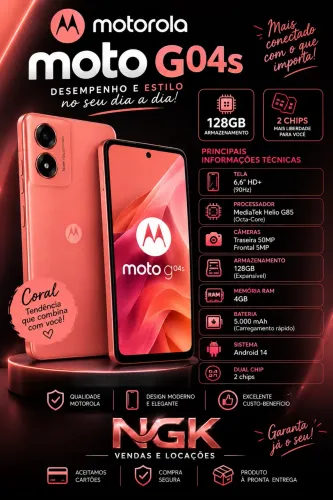 Moto G04s 128gb