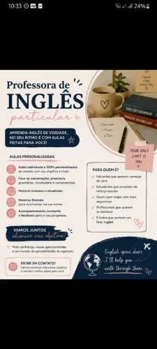 aulas de inglês particular