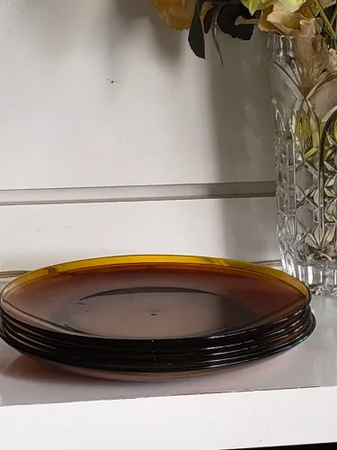 5 pratos rasos Duralex