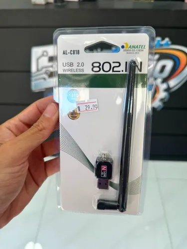 adaptador wifi com antena para computador notebook