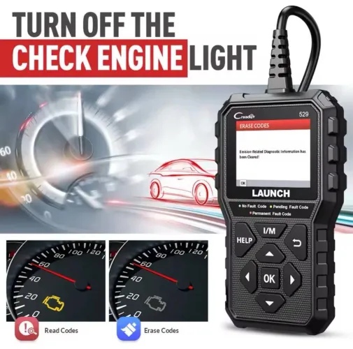 Scanner LAUNCH CR529 OBD2 Automotivo Diagnóstico Profissional Leitor de Falhas
