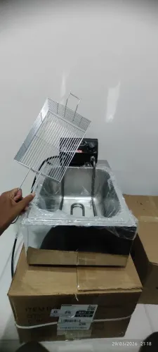Fritadeira elétrica 8litros Fryer inox