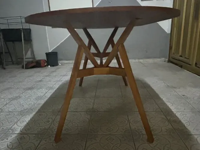 MESA OVAL 1,65 M X 90 CM TREVO - TOK&STOK