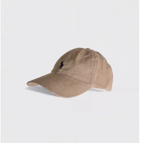 Boné polo Ralph Lauren bege e marinho