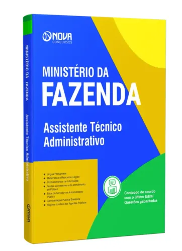 Apostila Ministério da Fazenda 2026 - Assistente Técnico Administrativo (ATA)