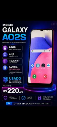 Celular Samsung A02S