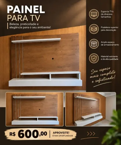 Painel de tv 60 polegadas