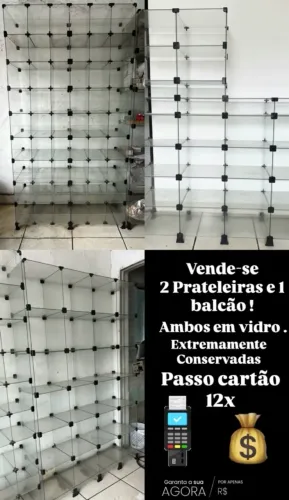 Vende-se prateleiras em vidro !