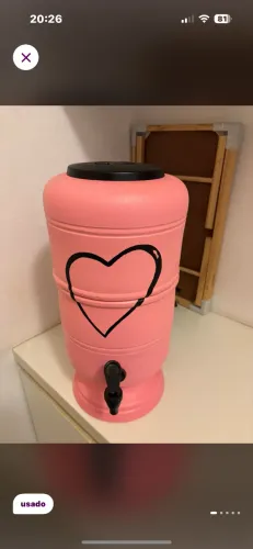 Filtro de barro rosa personalizado
