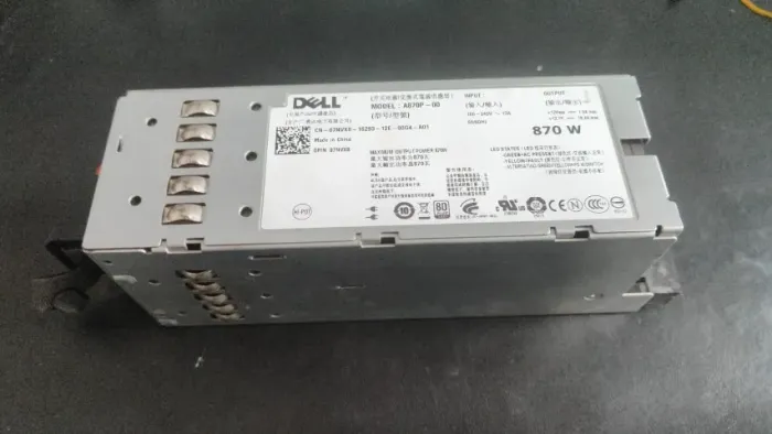 Fonte Dell 870W A870P-00 07NVX8 PowerEdge R710 T610 NX3000 Hot Swap 80 Plus Original 100%