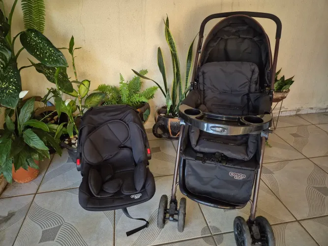 Carrinho + Bebê Conforto Semi Novo