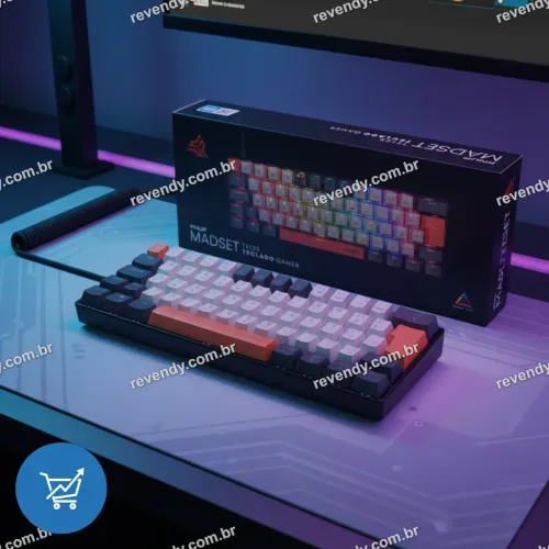 Teclado gamer com fio - com luz RGB de qualidade - entrega grátis