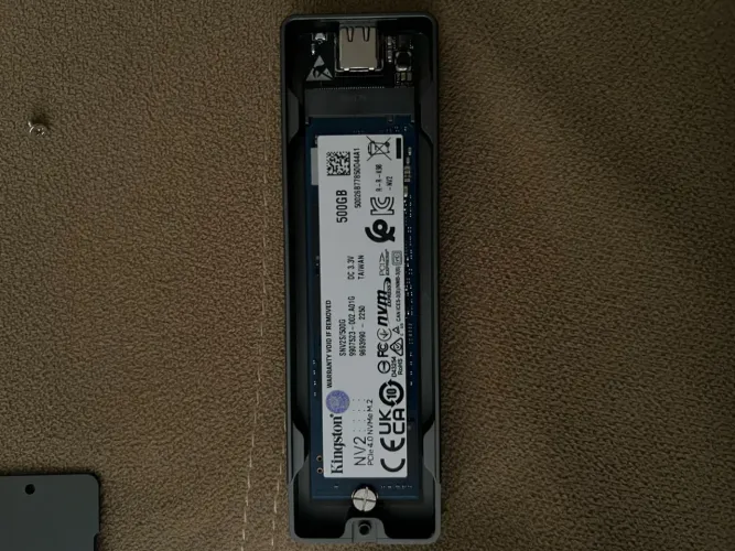 Ssd m2 500gb, case usb C, ssd sata e leitor ssd sata